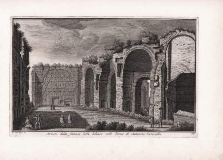 Avanzi della famosa Cella Soleare nelle Terme di Antonino Caracalla