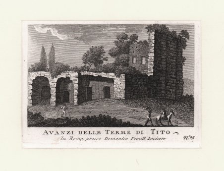 Avanzi delle Terme di Tito
