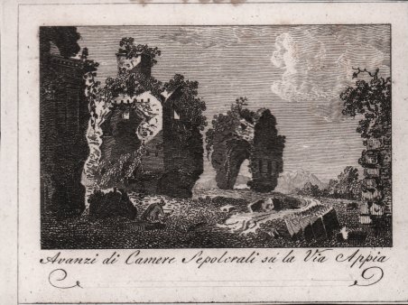 Avanzi di Camere Sepolcrali su la Via Appia