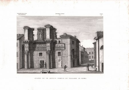 Avanzi di un antico Tempio di Pallade in Roma