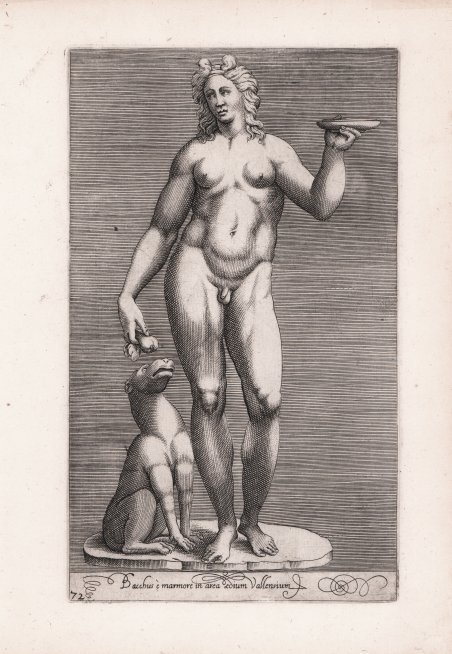 Bacchus e marmore in area aedium Vallensium