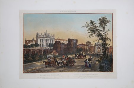 Basilique de St. Jean-De-Latran. / Basilica di San Giovanni-in-Laterano.