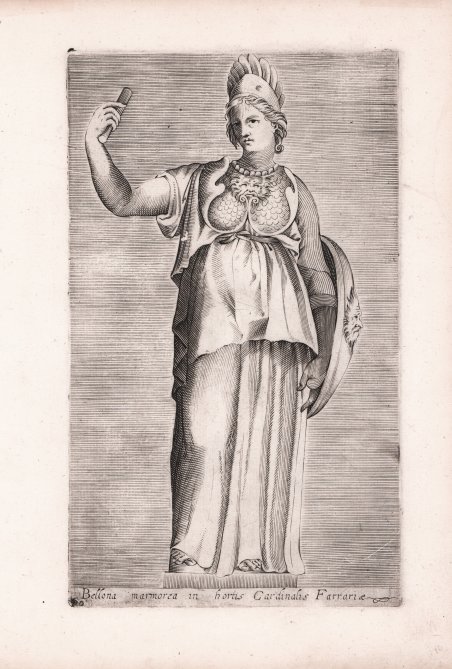 Bellona marmorea in hortis Cardinalis Farrariae