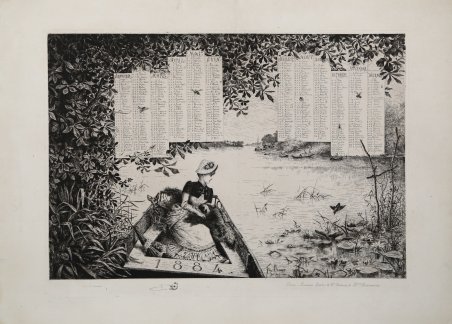 Calendario per l'anno 1884