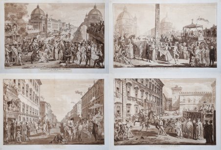 The Romans Polite to Strangers. Palazzo Ruspoli al Corso Rome