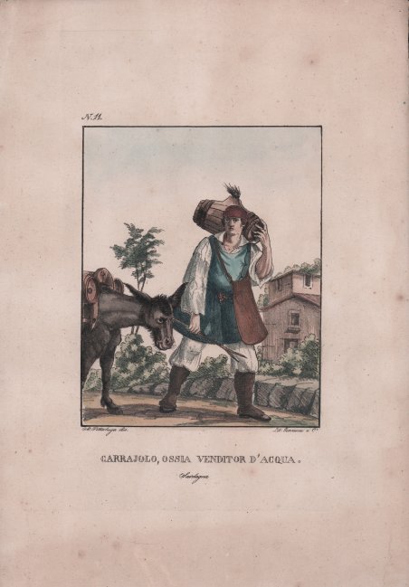 Carrajolo, ossia Venditor d'Acqua. Sardegna