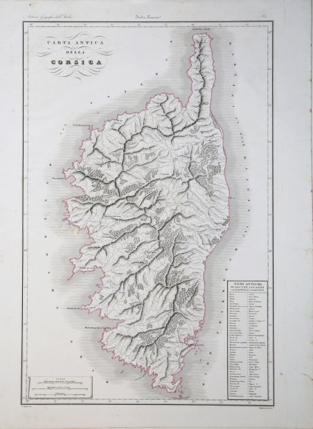 Carta Antica dell Corsica