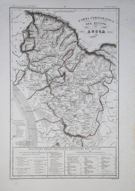 Carta Corografica del Ducato di Lucca