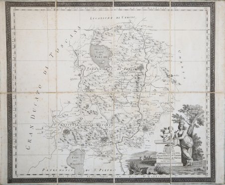 Carta del Territorio d'Orvieto e Territorio di Perugia