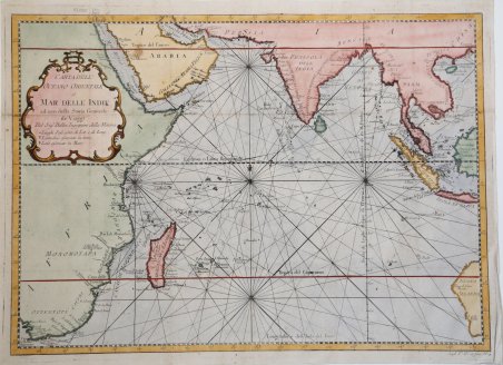 Carta dell'Oceano Orientale o Mar delle Indieâ¦