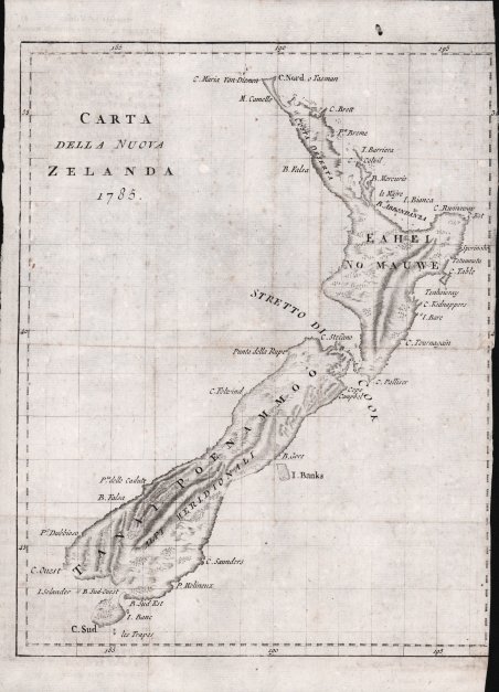 Carta della Nuova Zelanda