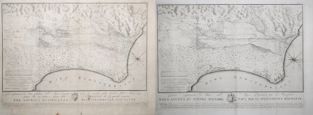 Carta esprimente lo Stato paludoso dell'Agro Pontino come fù trovato …
