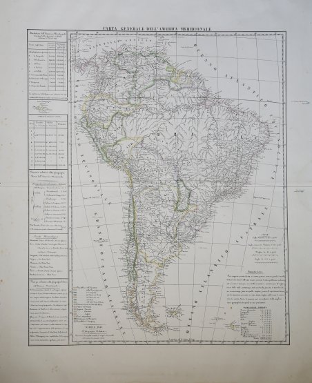Carta Generale dell'America Meridionale