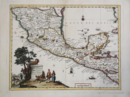 Carta Geografica del Messico o sia della Nuova Spagna