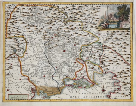 Carta Geografica della Provincia del Friuli