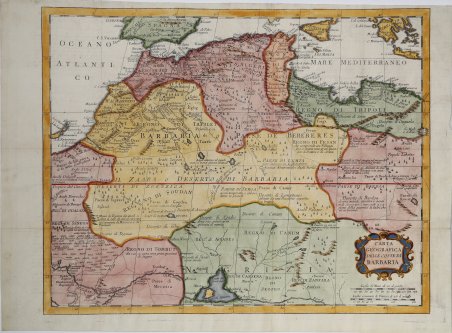 Carta Geografica delle Coste di Barbaria