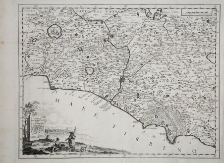 Carta Geographica della Campagna di Roma Patrimonio di S. Pietro …