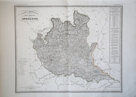 Carta moderna del Regno Lombardo | Immagine principale