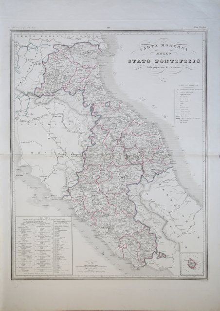 Carta Moderna dello Stato Pontificio
