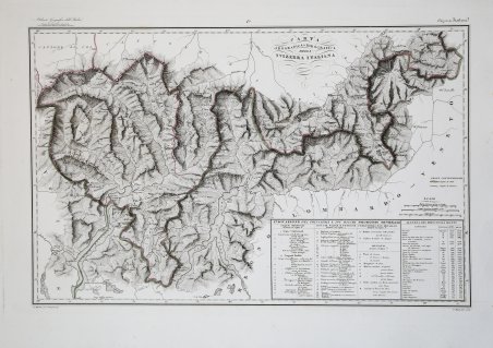 Carta Orografica e Idrografica della Svizzera Italiana