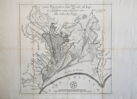 Carta Topografica Generale del Lago di Castiglione, e sue adiacenze …