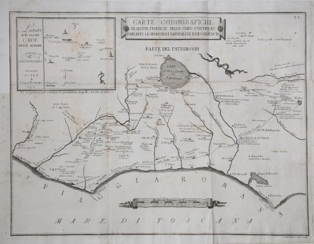 Carte Corografiche di Alcune Provincie dello Stato Pontificio indicanti le …