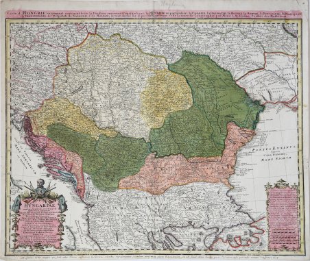 Carte d'Hongrie en general, contenant selon la Division ancienne & …