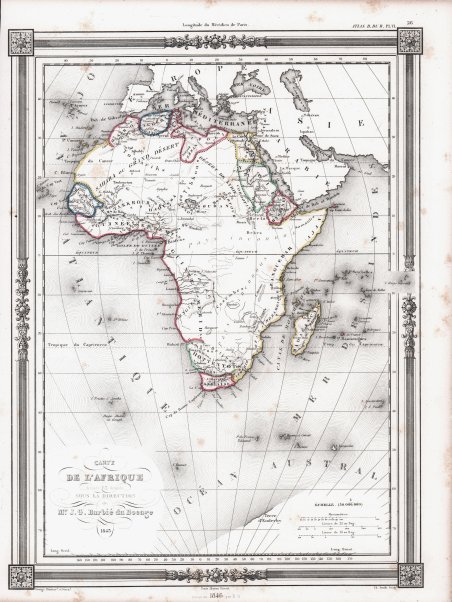 Carte de l'Afrique