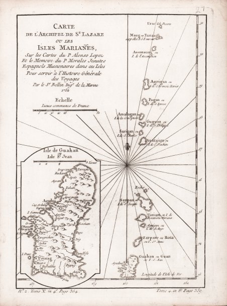 Carte de L'Archipel de St. Lazare ou Les isles Marianes