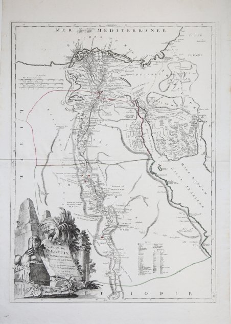 Carte de l'Egypte ancienne et moderne…