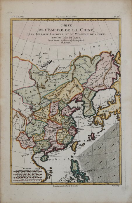 Carte de l'Empire de la Chine, de la Tartarie Chinoise, …
