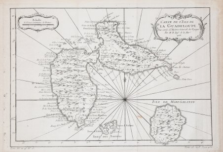 Carte de l’Isle de la Guadeloupe