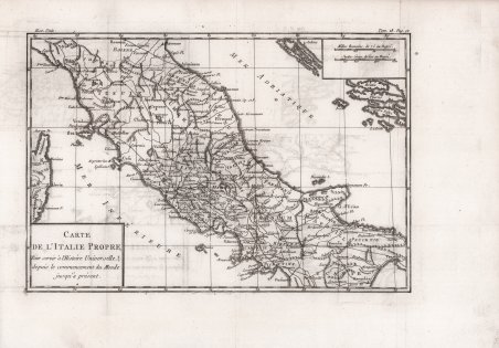 Carte de l'Italie Propre.