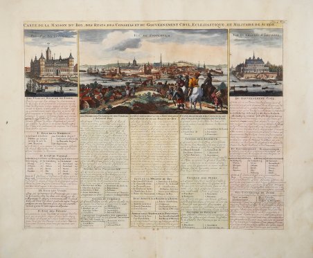 Carte de la Maison du Roy, des Etats, des Conseils …