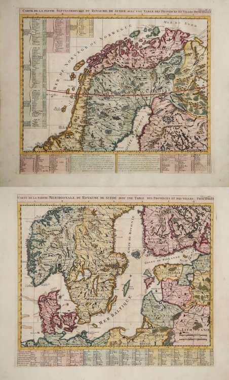 Carte de la parte Septentrionale du royaume de avec une …