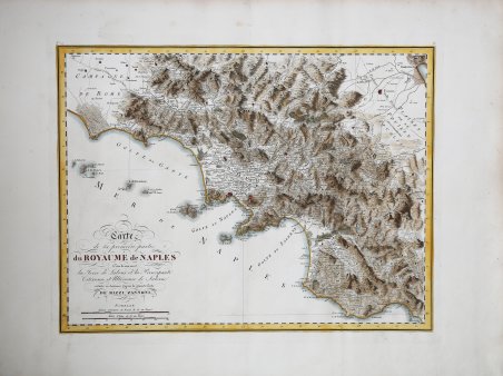 Carte de la premiere partie du Royaume de Naples contenant …