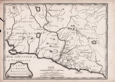 Carte de la Republique Romaine.