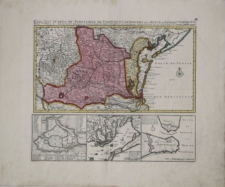 Carte de Territoire de Padouan, et le dogado de la …