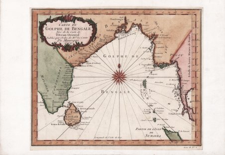 Carte du Golphe de Bengale