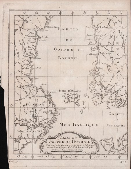 Carte du Golphe de Bothnie