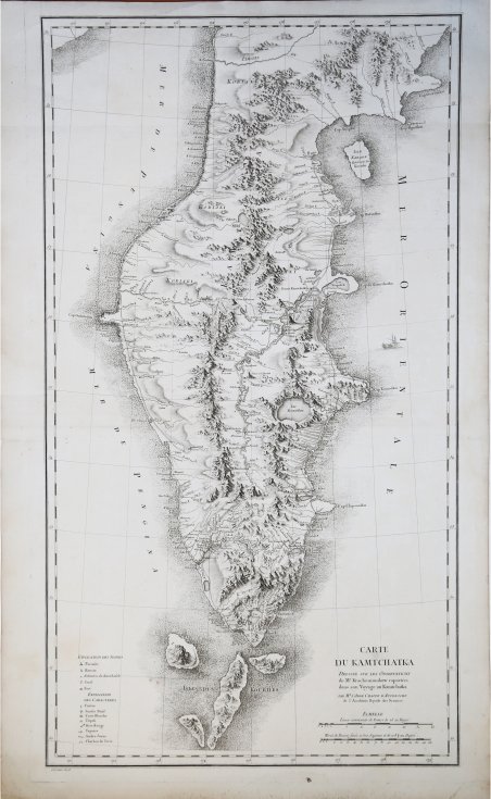 Carte du Kamtchatka Dressee sur Les Observations de Mr. Kacheninnikow …