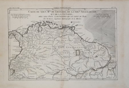 Carte du Nouv. R.me de Grenade, de la nou.le Andalousie, …