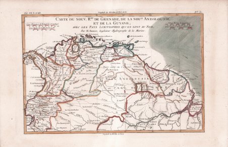 Carte du Nouv. R.me de Grenade, de la nou.le Andalousie, …