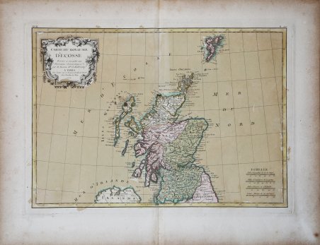 Carte du Royaume d’Ecosse