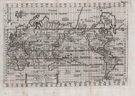 Carte generale du globe terrestre construite & publiee par le …
