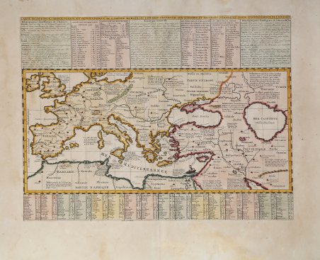 Carte Historique et Cronologique et Geographique de l'Empire Romain, ou …