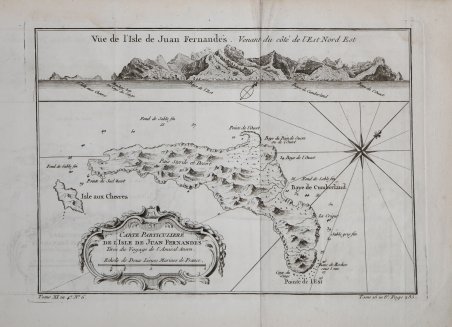 Carte Particuliere de L'Isle de Juan Fernandes | Immagine Gallery 2
