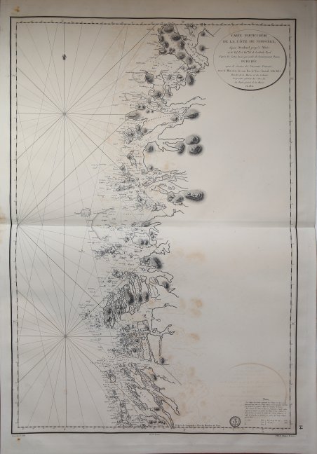Carte particulière de la còte de Norwège, depuis Statland jusqu'à …