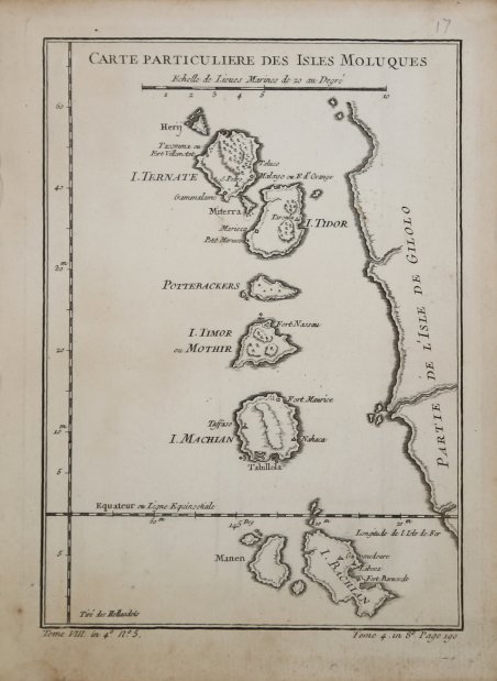 Carte Particuliere des Isles Moluque