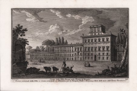 Casino della Villa Peretti sulla Piazza di Termini